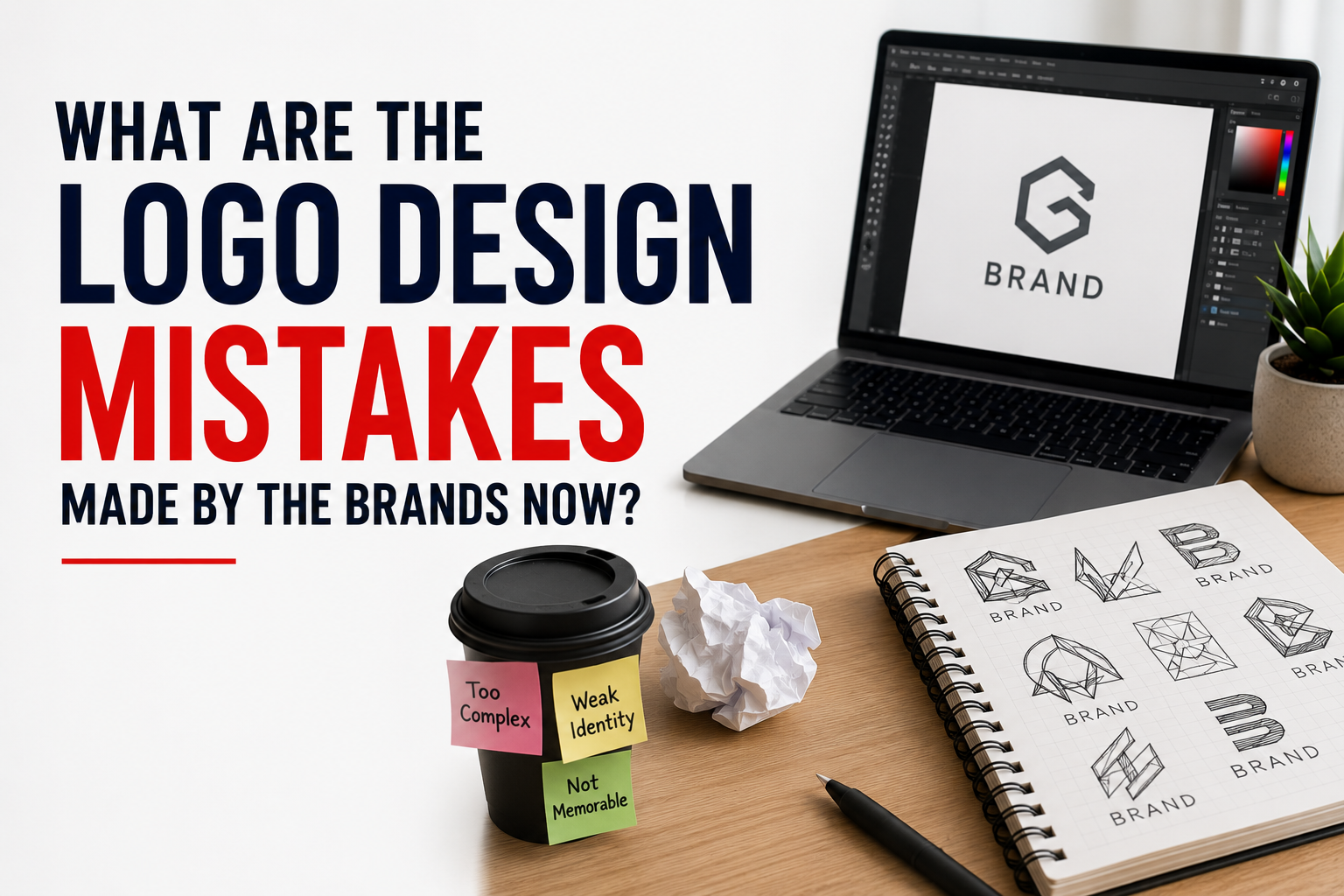 What are the logo design mistakes made by the brands